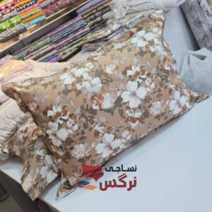 روبالشتی نخ پنبه گلدار کد 676 - Image 4