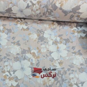 ملحفه نخ پنبه گلدار عرض 2.5 کد 677