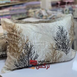 روبالشتی ساتن نخ گلدار کد 678