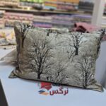 روبالشتی ساتن نخ گلدار کد 679