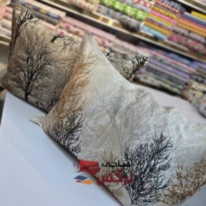روبالشتی ساتن نخ گلدار کد 678 - Image 2