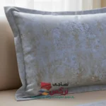 روبالشتی نخ پنبه آبی ساده کد 596