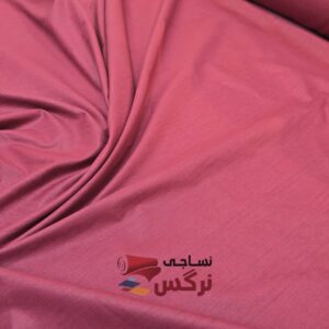 ملحفه نخ پنبه عرض 2.5 تک رنگ زرشکی کد 680 - Image 2