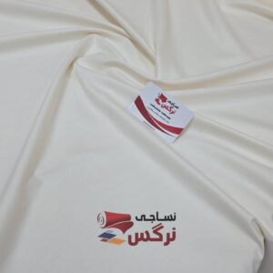 ملحفه نخ پنبه عرض 2.5 تک رنگ کرم کد 681 - Image 3