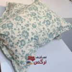 روبالشتی ژاکارد ساتن ابریشم گلدار کد 734