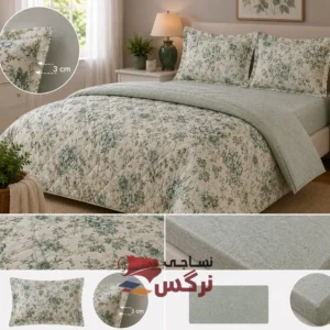 روتختی یکنفره و دونفره نخ پنبه گلدار کد 100 و 101