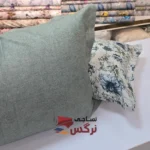 روبالشتی دورو نخ پنبه گلدار کد 100