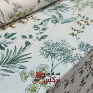 ملحفه نخ پنبه گلدار عرض 2.5 کد 103