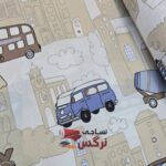 روبالشتی نخی طرح ماشین کد 114
