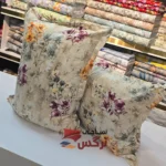 روبالشتی ساتن ابریشم طرح گل کد 120