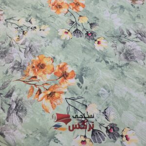 روبالشتی ساتن ابریشم طرح گل کد 120 - Image 3