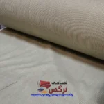 ملحفه نخ پنبه طرح سبز راه راه عرض 2.4 کد 137