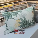 روبالشتی ژاکارد ساتن ابریشم طرح برگ افرا کد 142 - Image 2