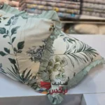 روبالشتی چیندار نخ پنبه گلدار کد 103 - Image 4