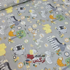 ملحفه نخی طرح بز و ببعی عرض 1.5 متر کد 204 - Image 2
