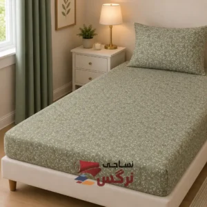 نیم ست کاورکشدار تخت و روبالشتی بروجرد نخ پنبه گلدار کد 267 - Image 2