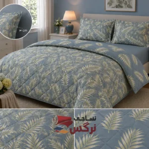 روتختی یکنفره و دونفره کتان نخ ترک گلدار کد 269