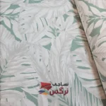 نیم ست کاورکشدار تخت و روبالشتی نخ پنبه گلدار کد 271 - Image 4