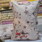 روبالشتی کتان نخ ترک گلدار کد 275