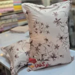 روبالشتی کتان نخ ترک گلدار کد 275 - Image 3