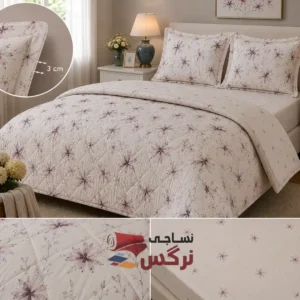 روتختی یکنفره و دونفره کتان نخ ترک گلدار کد 275 و 276