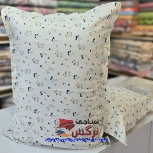 روبالشتی نخ پنبه گلدار کد 274