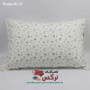 روبالشتی نخ پنبه گلدار کد 274