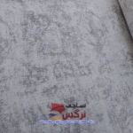 ملحفه نخ پنبه طرح پتینه طوسی عرض 2.4 کد 744