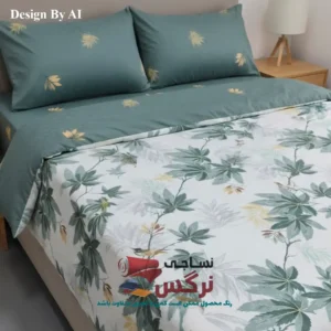 روتختی یکنفره و دونفره ژاکارد ساتن ابریشم گلدار کد 142 و 163 - Image 4