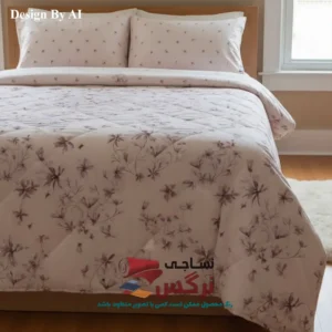 روتختی یکنفره و دونفره کتان نخ ترک گلدار کد 275 و 276 - Image 2