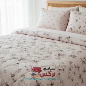 روتختی یکنفره و دونفره کتان نخ ترک گلدار کد 275 و 276 - Image 3