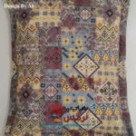 روبالشتی 70 درصد نخ طرح برگ کد 207 - Image 4