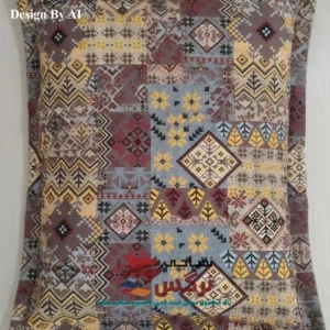 روبالشتی 70 درصد نخ طرح برگ کد 207 - Image 4