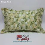 روبالشتی نخ پنبه گلدار کد 290