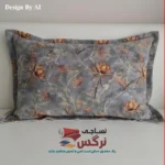 روبالشتی 70 درصد نخ طرح برگ کد 590 - Image 2