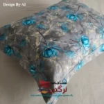 روبالشتی 70 درصد نخ طرح برگ کد 590