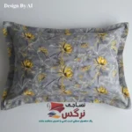 روبالشتی 70 درصد نخ طرح برگ کد 590 - Image 3
