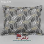 روبالشتی 70 درصد نخ طرح برگ کد 628 - Image 2
