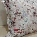 روبالشتی نخ پنبه گلدار کد 639
