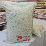 روبالشتی نخ پنبه طرح گلدار کد 745