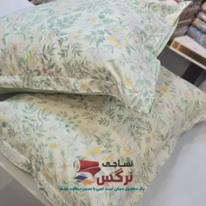 روبالشتی نخ پنبه طرح گلدار کد 745 - Image 3