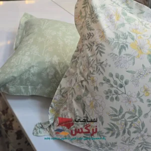 روبالشتی دورو نخ پنبه طرح گلدار کد 745 و 746 - Image 3