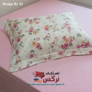 روتختی یکنفره و دونفره نخ پنبه گلدار و راه راه صورتی کد 752 و 753 - Image 4