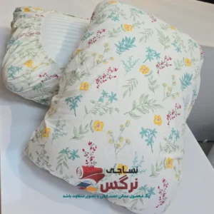 روبالشتی کشدار مهمان نخ پنبه گل دار کد 667 - Image 2