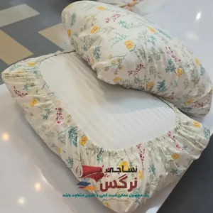 روبالشتی کشدار مهمان نخ پنبه گل دار کد 667 - Image 4