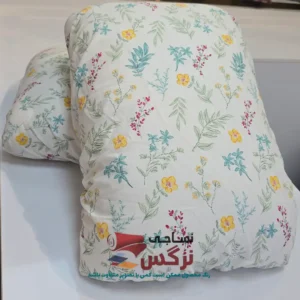 روبالشتی کشدار مهمان نخ پنبه گل دار کد 667