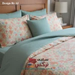 روتختی یکنفره و دونفره نخ پنبه گلدار کد 303 و 101 - Image 2