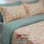 روتختی یکنفره و دونفره نخ پنبه گلدار کد 303 و 101
