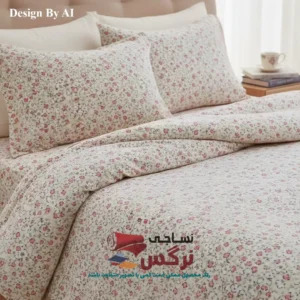 روتختی یکنفره و دونفره نخ پنبه گلدار کد 673