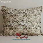 روبالشتی نخ پلی استر طرح گلدار کد 577